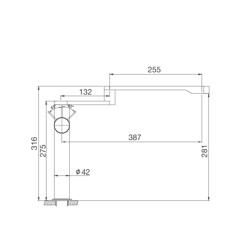 Vòi rửa chén K060-S