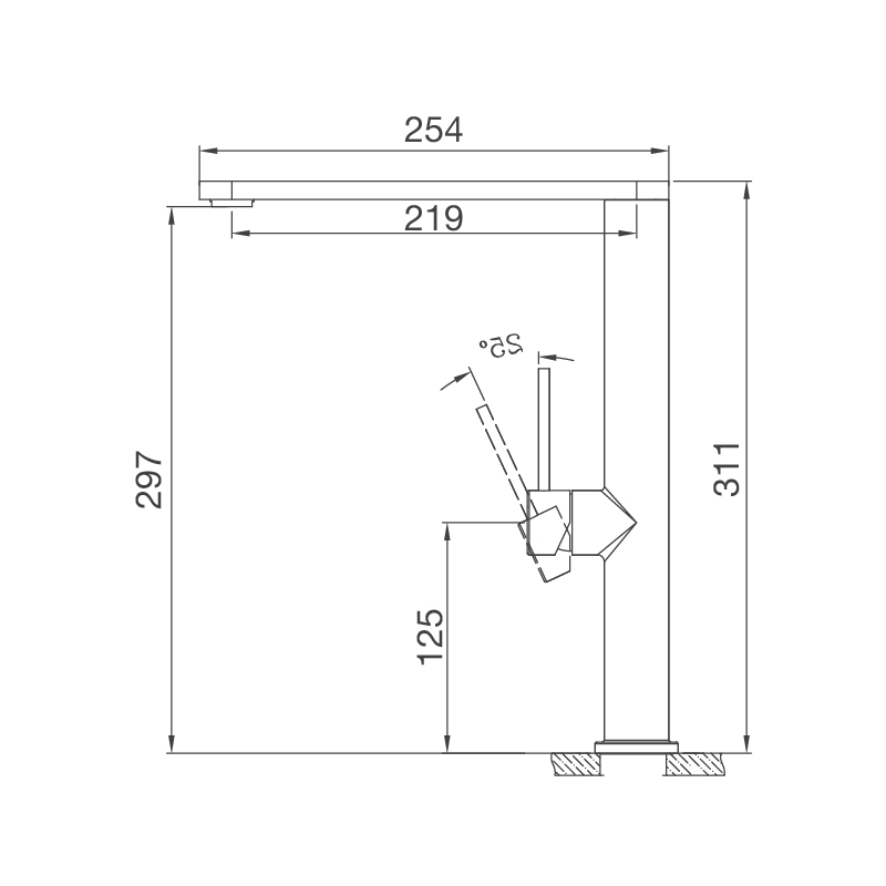 Vòi rửa chén K061-S
