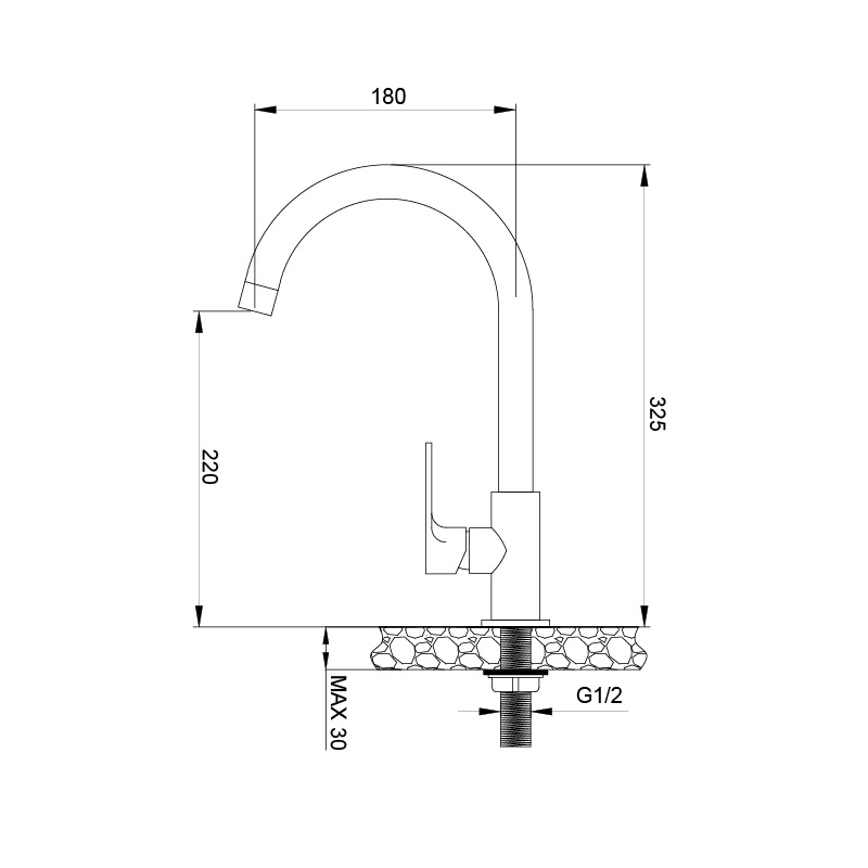 Vòi rửa chén K1603CL