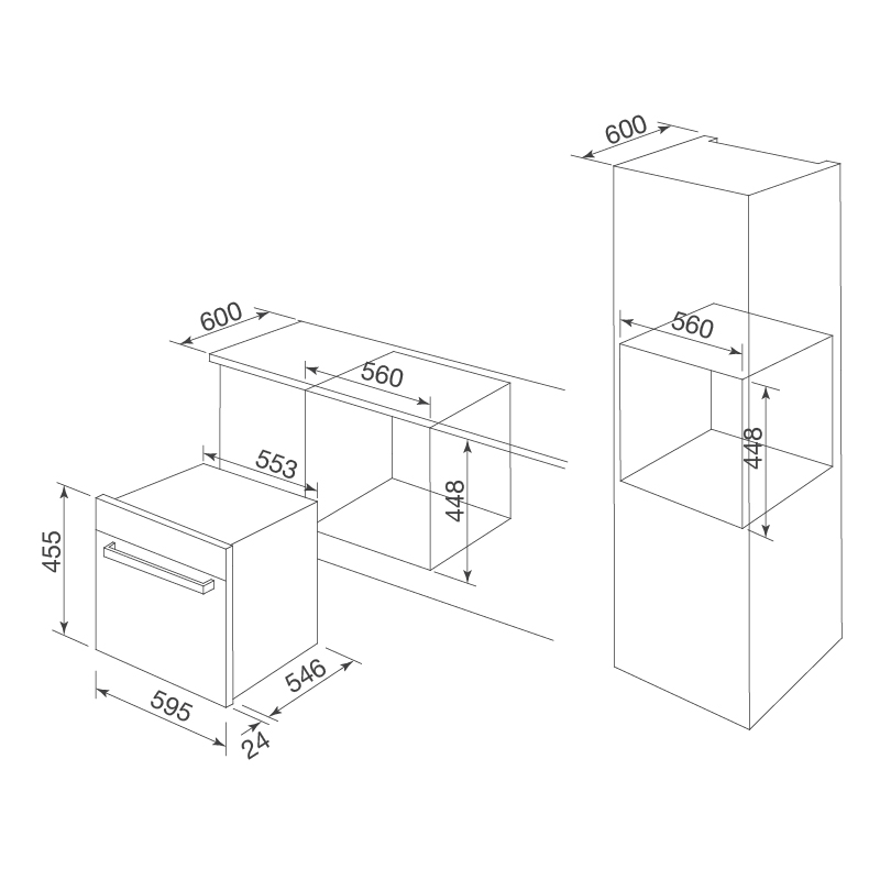 Lò nướng âm tủ MOV-40CP
