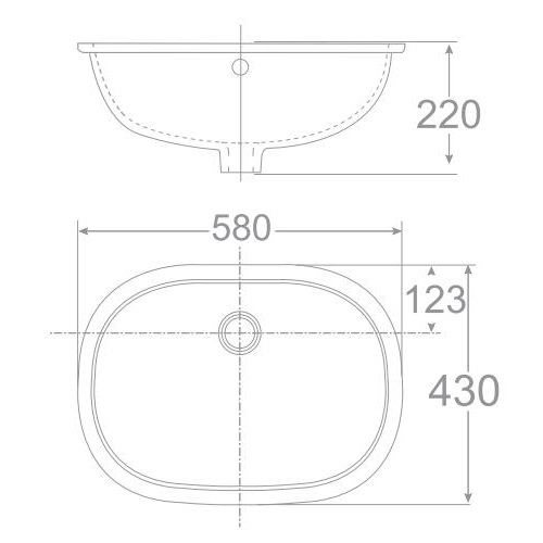 Chậu đặt âm bàn American Standard 0458-WT chau-dat-am-ban-american-standard-0458-wt