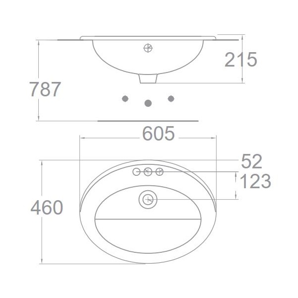 Chậu đặt bàn American Standard 0477-WT chau-dat-ban-american-standard-0477-wt