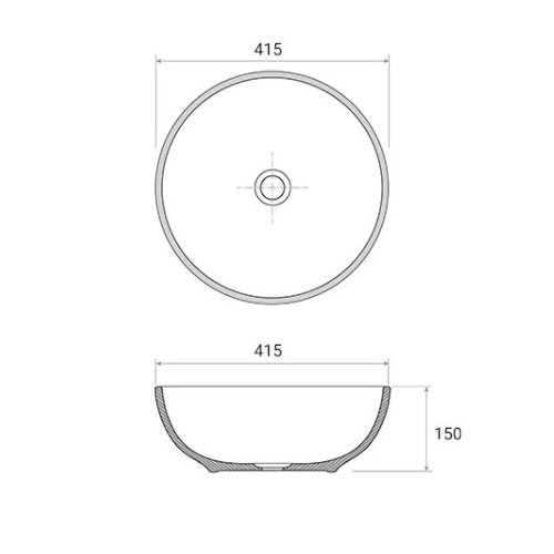 Chậu lavabo sứ mỹ thuật Kanly SU118 chau-lavabo-su-my-thuat-kanly-su118