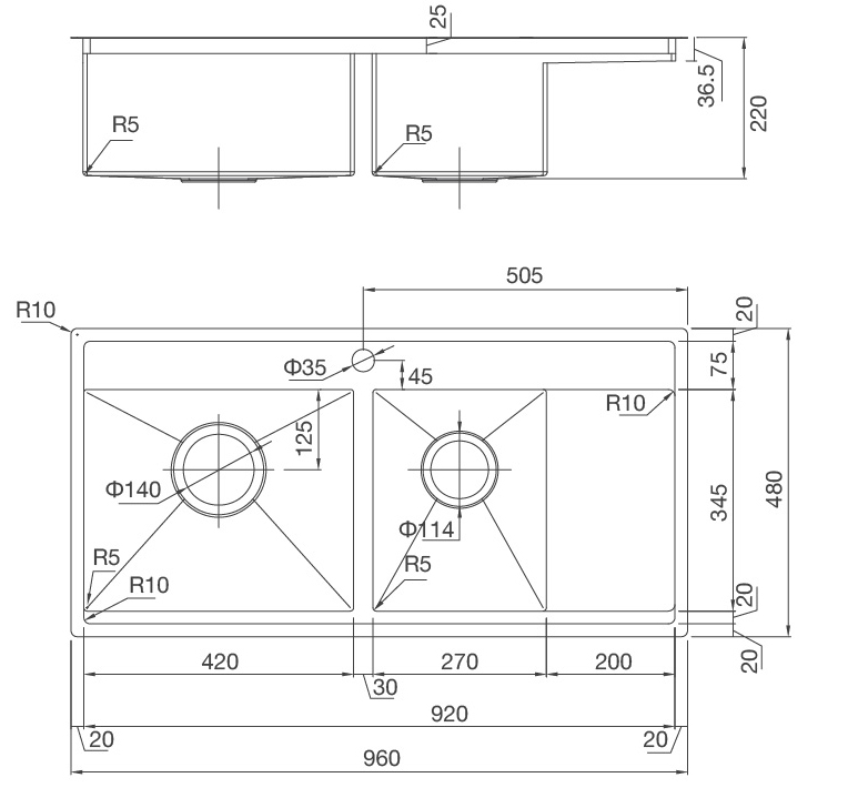 chau-rua-chen-malloca-2-hoc-1-ban-ms6305