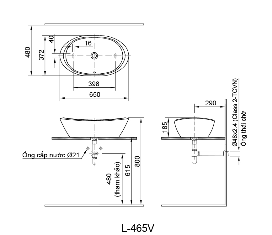 Lavabo đặt bàn Inax L-465V lavabo-dat-ban-inax-l-465v