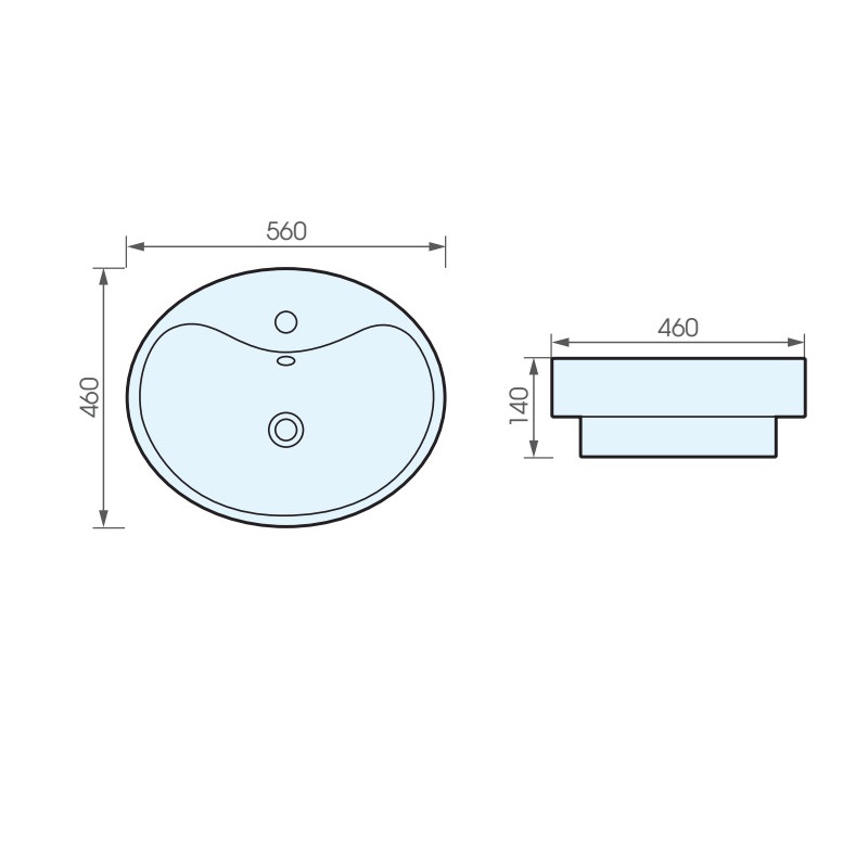 Lavabo dương vành ATMOR AT4031A lavabo-duong-vanh-atmor-at4031a