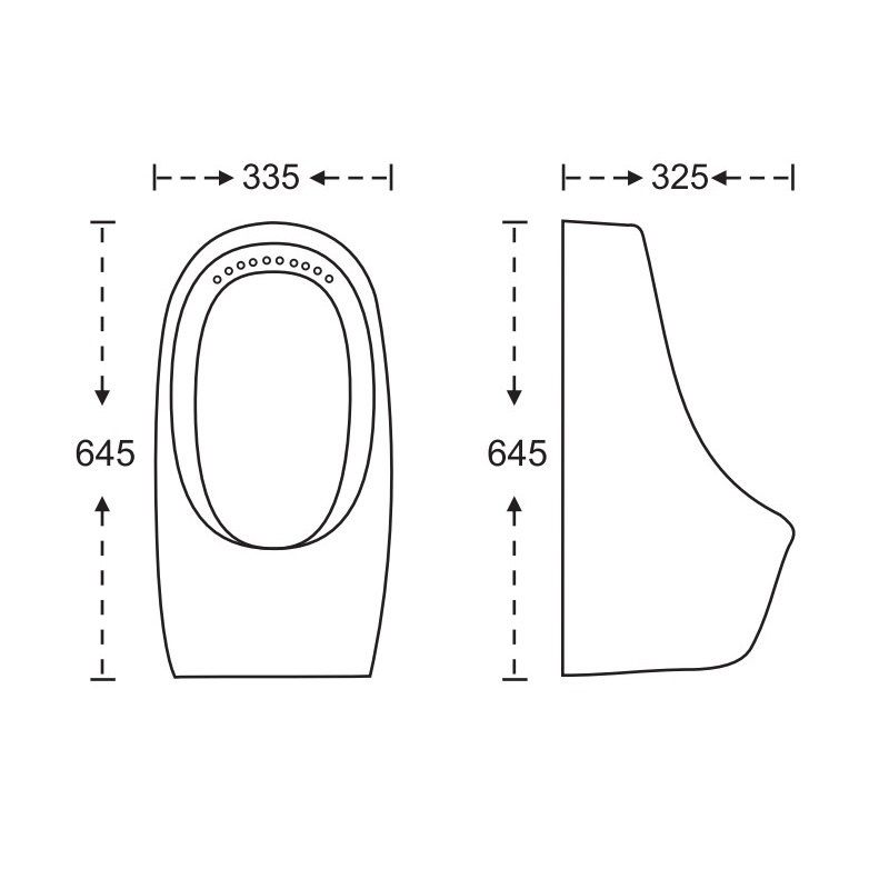Tiểu nam treo tường KELI PLUS KPT-1651 tieu-nam-treo-tuong-keli-plus-kpt-1651