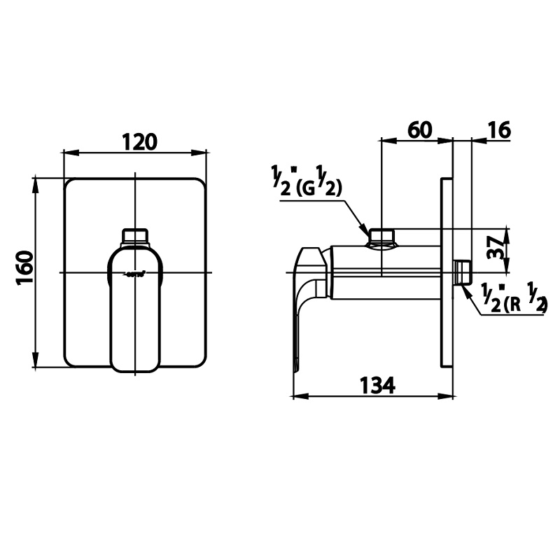 Van sen COTTO CT1135A lạnh âm tường van-sen-cotto-ct1135a-lanh-am-tuong