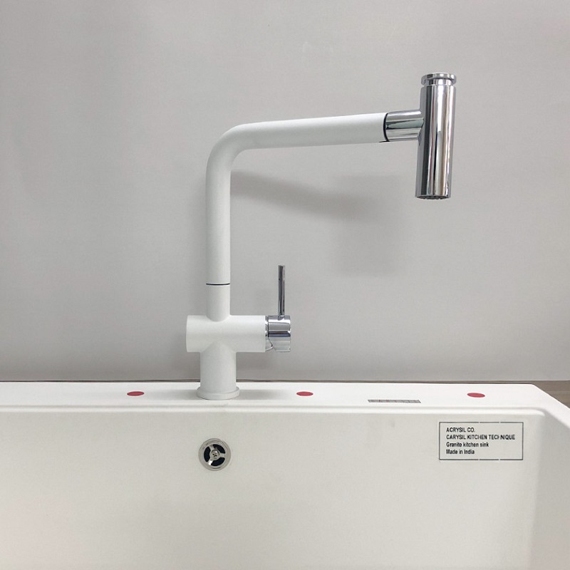 Vòi bếp Carysil G-2485 dây rút nóng lạnh voi-bep-carysil-g-2485-day-rut-nong-lanh
