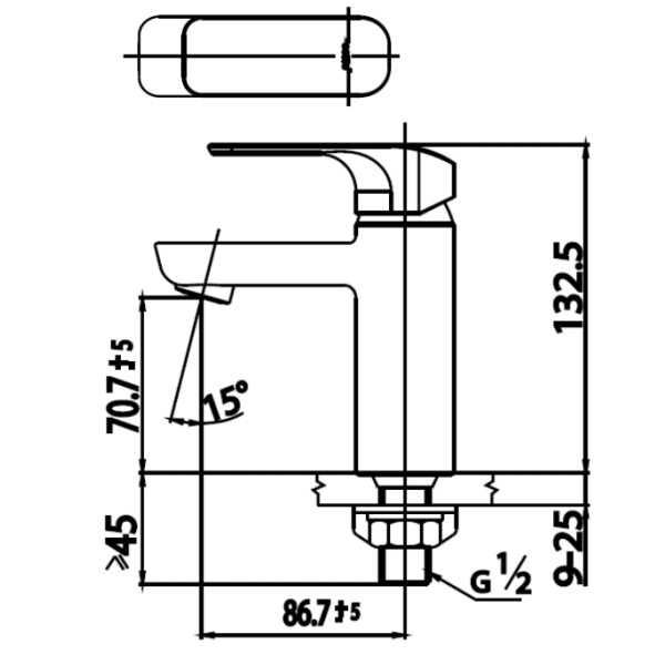 Vòi lavabo COTTO CT1141A(HM) lạnh voi-lavabo-cotto-ct1141a-hm-lanh