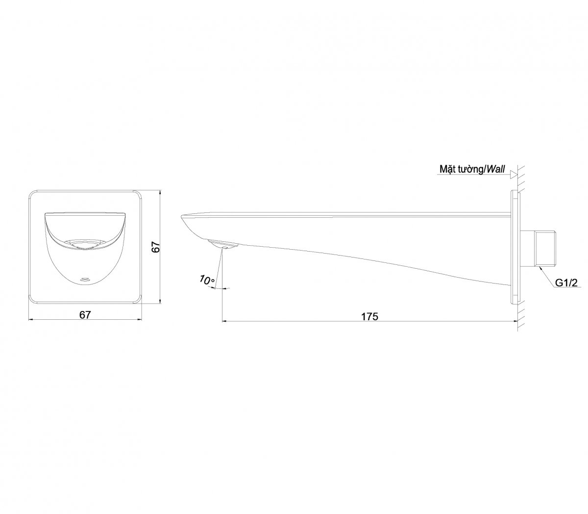 Vòi xả bồn TOTO TBG02001B voi-xa-bon-toto-tbg02001b