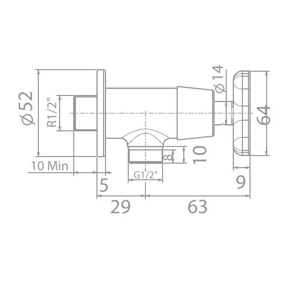 Vòi sen lạnh American Standard WF-T704 voi-sen-lanh-american-standard-wf-t704