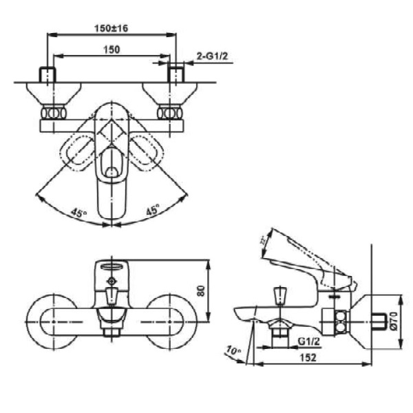 Vòi sen tắm TOTO TTMR301/TTSR106EMF nóng lạnh voi-sen-tam-toto-ttmr301-ttsr106emf-nong-lanh